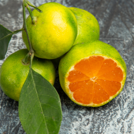 mandarine-gruen